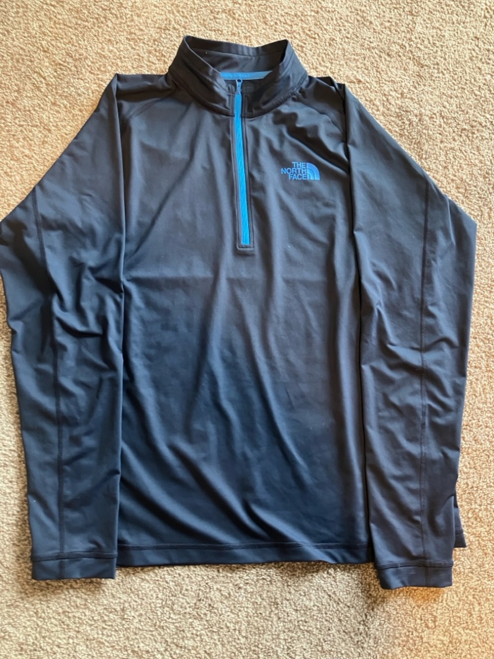 THE NORTH FACE MEN’S 1/4 ZIP PERFORMANCE LIGHTWEIGHT PULLOVER SIZE L